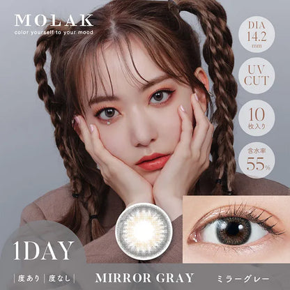 MOLAK 1DAY MIRROR GRAY(1BOX 10SHEETS) MAIN IMAGE