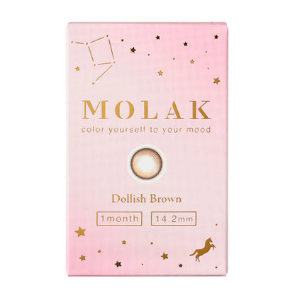 MOLAK 1MONTH DOLLISH BROWN(1BOX 2SHEETS) 2