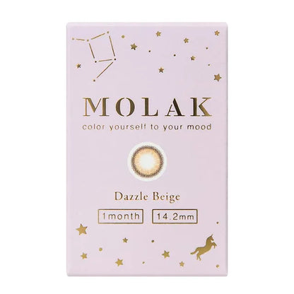 MOLAK 1MONTH DAZZLE BEIGE(1BOX 2SHEETS) 2