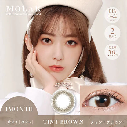 MOLAK 1MONTH TINT BROWN(1BOX 2SHEETS) MAIN IMAGE