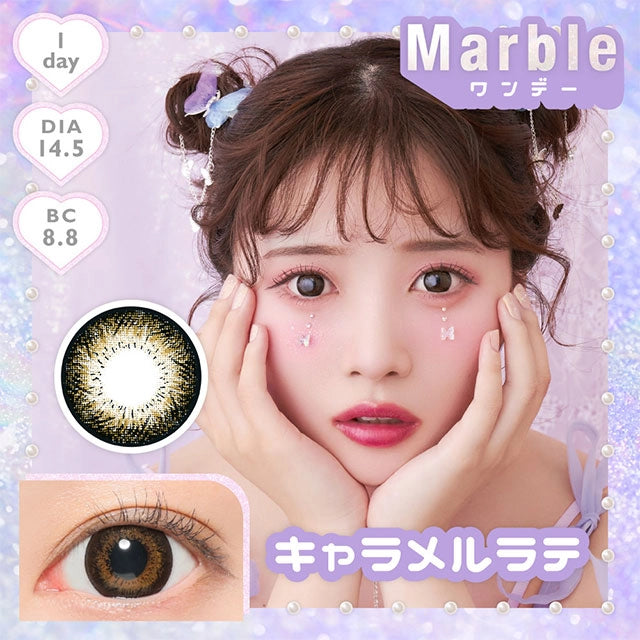 MARBLE 1DAY CARAMEL LATTE(1BOX 10SHEETS) MAIN IMAGE