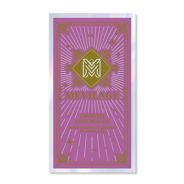 MEVILAGE 1MONTH DESTINY BROWN(1BOX 2SHEETS) 2