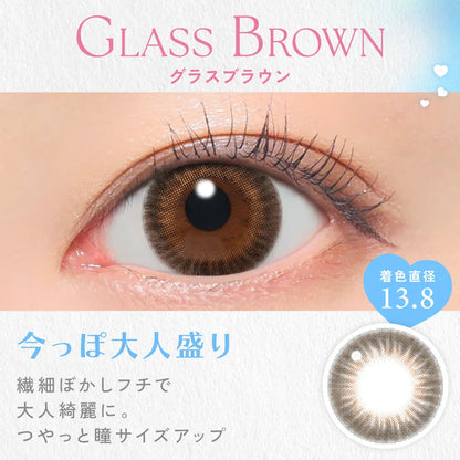 CANDYMAGIC 1DAY GLASS BROWN(1BOX 10SHEETS) 0