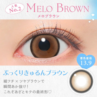 CANDYMAGIC 1DAY MELO BROWN(1BOX 10SHEETS) 0