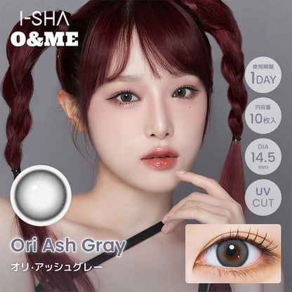 O&ME by I-SHA ORI ASH GRAY(1BOX 10SHEETS) MAIN IMAGE