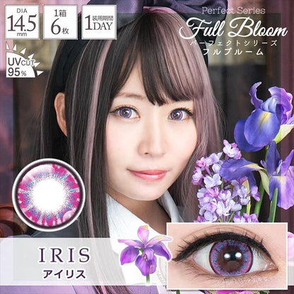 PERFECT SERIES FULL BLOOM 1DAY IRIS(1BOX 6SHEETS) MAIN IMAGE