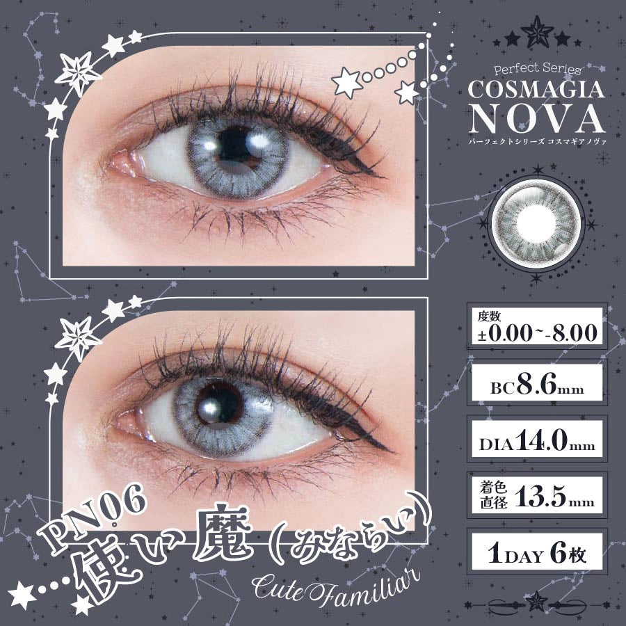 PERFECT SERIES COSMAGIA NOVA 1DAY PN06 CUTE FAMILIAR(1BOX 6SHEETS) 0