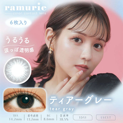 RAMURIE 1DAY TEAR GRAY(1BOX 6SHEETS) MAIN IMAGE