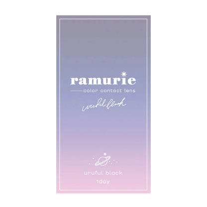 RAMURIE 1DAY URUFUL BLACK(1BOX 6SHEETS) 2