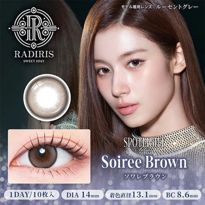 RADIRIS 1DAY SOIREE BROWN(1BOX 10SHEETS) MAIN IMAGE