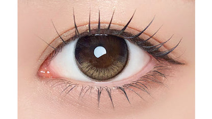1DAY REFREAR SILICON HYDROGEL UNROLLA LUNAN HONEY BROWN(1BOX 10SHEETS) 0