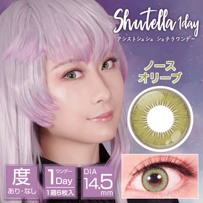ASSIST CHOUCHOU SHUTELLA 1DAY NORTH OLIVE(1BOX 6SHEETS) MAIN IMAGE