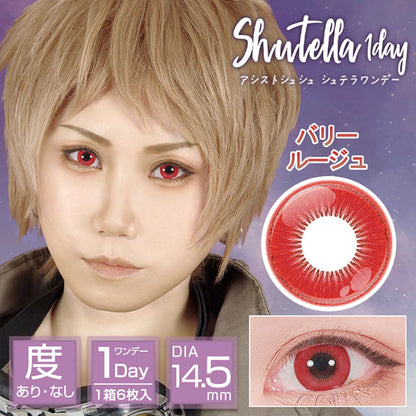ASSIST CHOUCHOU SHUTELLA 1DAY VALLEY ROUGE(1BOX 6SHEETS) MAIN IMAGE