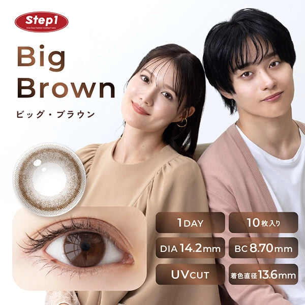 STEP1 1DAY BIG BROWN(1BOX 10SHEETS) MAIN IMAGE