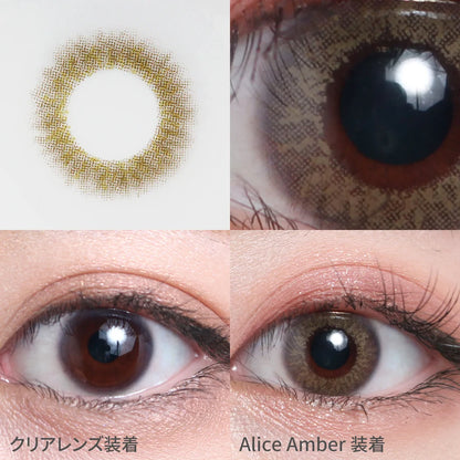 TEAMO 1MONTH AQUERE SERIES ALICE AMBER(1BOX 1SHEET) 0