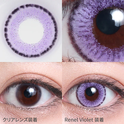 TEAMO 1MONTH EDEL SERIES RENEL VIOLET(1BOX 1SHEET) 0