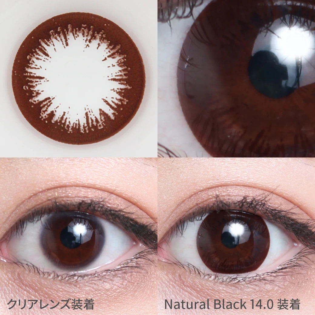 TEAMO 1MONTH BASIC MOOD SERIES NATURAL BLACK 14.0MM(1BOX 1SHEET) 0
