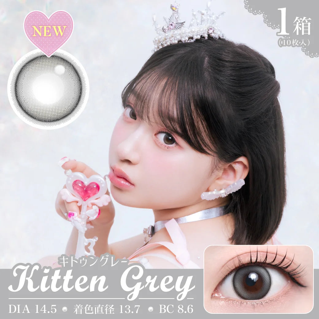 TEAMO 1DAY COURAGE KITTEN GRAY(1BOX 10SHEETS) MAIN IMAGE