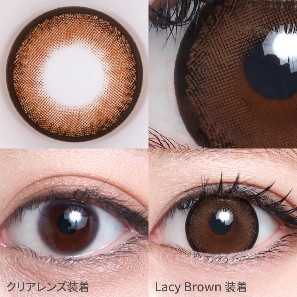 TEAMO 1MONTH DEKAME TYPE LACY BROWN(1BOX 1SHEET) 0