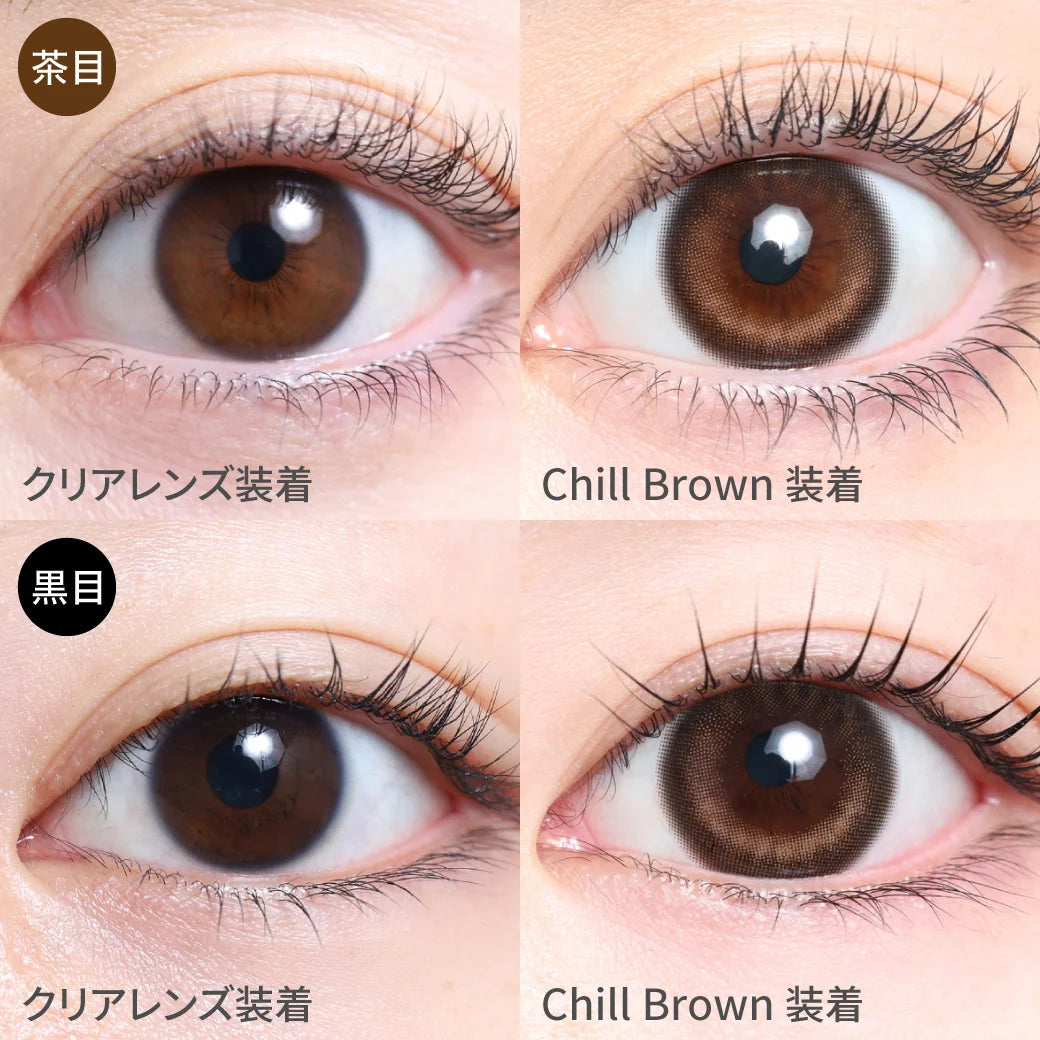 TEAMO 1MONTH NATURAL TYPE CHILL BROWN(1BOX 1SHEET) 1