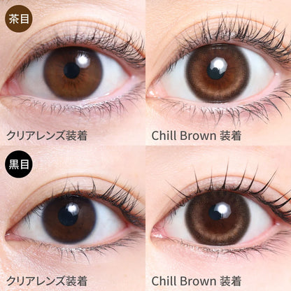 TEAMO 1MONTH NATURAL TYPE CHILL BROWN(1BOX 1SHEET) 1