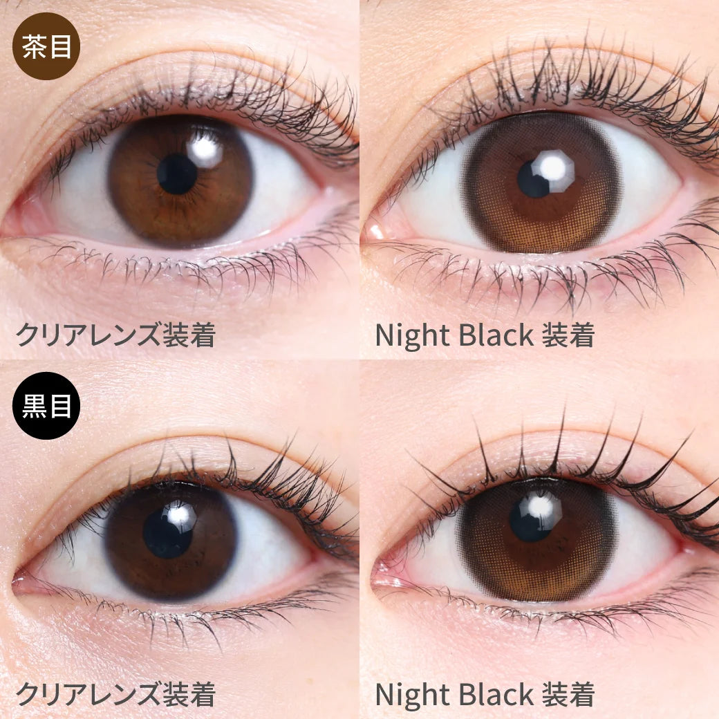 TEAMO 1DAY NATURAL HALF TYPE NIGHT BLACK(1BOX 10SHEETS) 1