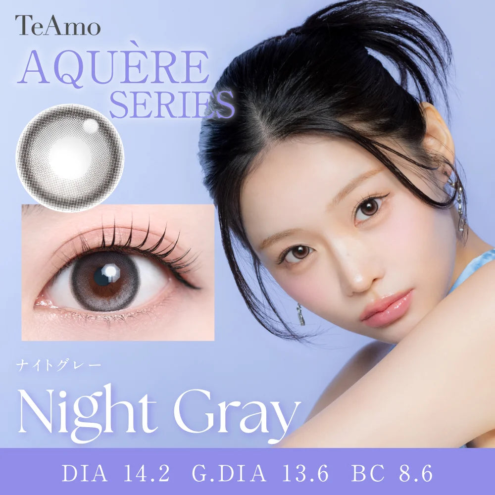 TEAMO 1DAY HALF TYPE NIGHT GRAY(1BOX 10SHEETS) MAIN IMAGE