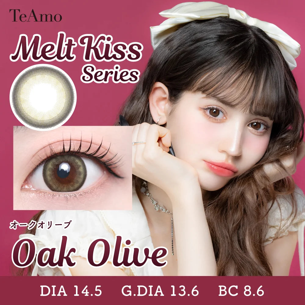 TEAMO 1DAY MELT KISS SERIES OAK OLIVE(1BOX 10SHEETS) MAIN IMAGE