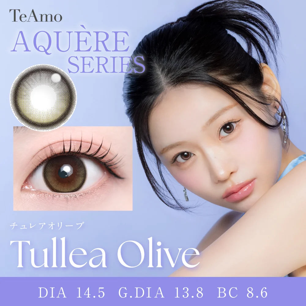 TEAMO 1DAY HALF TYPE TULLEA OLIVE(1BOX 10SHEETS) MAIN IMAGE