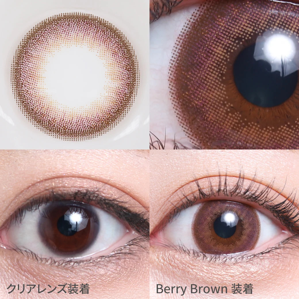 TEAMO 1DAY CHERIA SERIES BERRY BROWN(1BOX 10SHEETS) 0