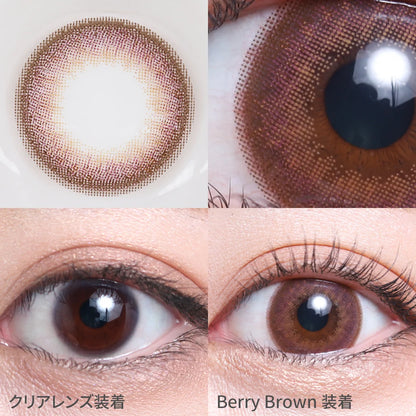 TEAMO 1DAY CHERIA SERIES BERRY BROWN(1BOX 10SHEETS) 0