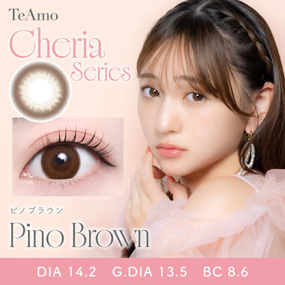 TEAMO 1DAY NATURALTYPE PINO BROWN(1BOX 10SHEETS) MAIN IMAGE