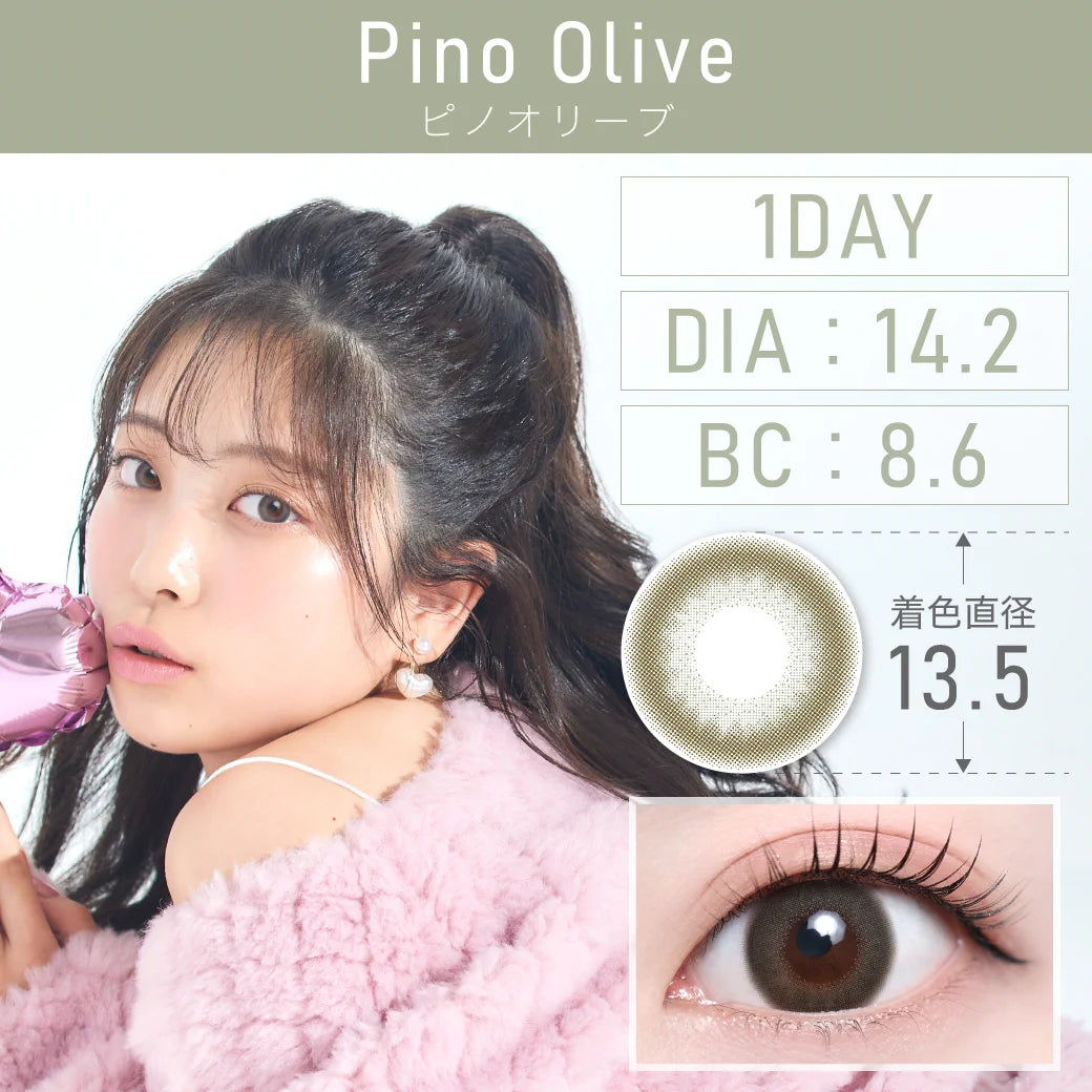 TEAMO 1DAY NATURALTYPE PINO OLIVE(1BOX 10SHEETS) MAIN IMAGE