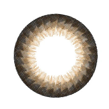 TEAMO 1MONTH DEKAME TYPE VJINN BROWN 14.5MM(1BOX 1SHEET) 1