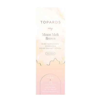 TOPARDS 1DAY MOON MELT BROWN(1BOX 10SHEETS) 2