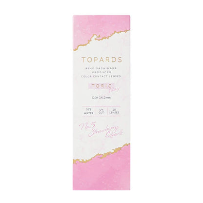 TOPARDS TORIC 1DAY STRAWBERRY QUARTZ CYL-1.25(1BOX 10SHEETS) 2