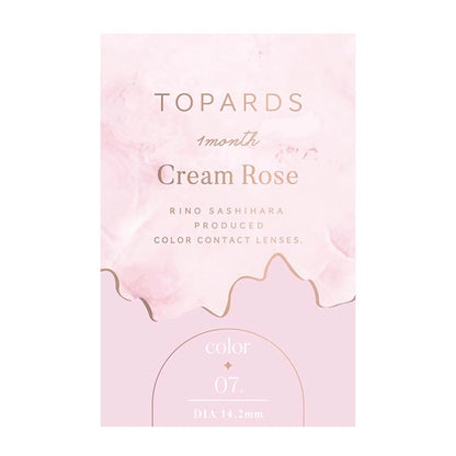 TOPARDS 1MONTH CREAM ROSE(1BOX 2SHEETS) 2