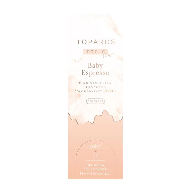 TOPARDS TORIC 1DAY BABY ESPRESSO CYL-1.25(1BOX 10SHEETS) 2