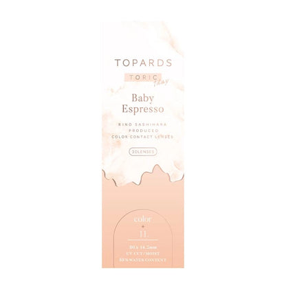 TOPARDS TORIC 1DAY BABY ESPRESSO CYL-1.25(1BOX 10SHEETS) 2