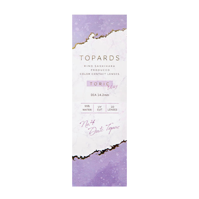 TOPARDS TORIC 1DAY DATE TOPAZ CYL -1.25(1BOX 10SHEETS) 2
