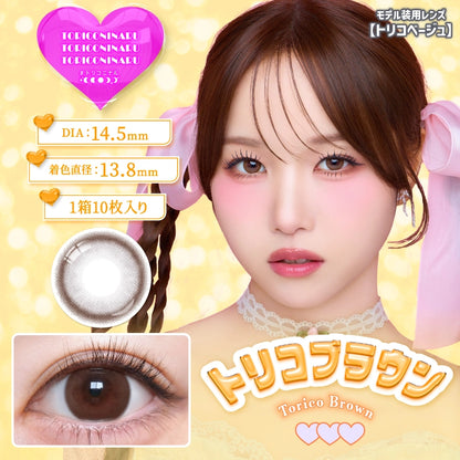 TORIKONINARU 1DAY TORICO BROWN(1BOX 10SHEETS) MAIN IMAGE