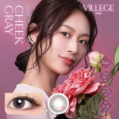 VILLEGE 1DAY CHEEK GRAY(1BOX 10SHEETS) MAIN IMAGE