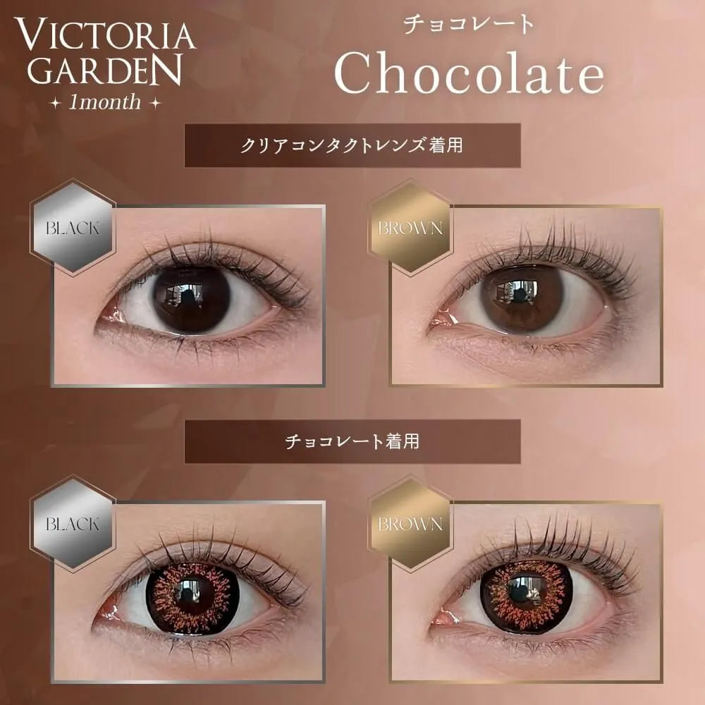 VICTORIA GARDEN 1month CHOCOLATE(1BOX 2SHEETS) 0