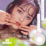 3loveberry 1day CLEAR PINK 10SHEETS 0