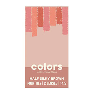 COLORS 1MONTH HALF SILKY BROWN 2SHEETS 1