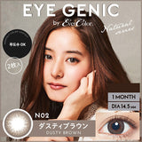 EYEGENIC BY EVERCOLOR DUSTY BROWN 2SHEETS 0