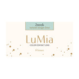 LuMia 2week NUDY BROWN 6SHEETS 1