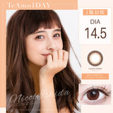 TEAMO 1DAY 14.2mm CANELL AMBER 10SHEET 1BOX 0